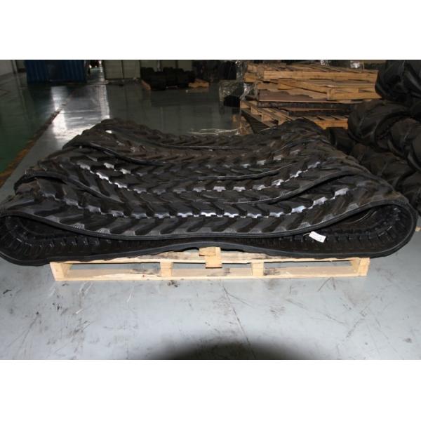 Quality 400mm Rubber Digger Tracks 400*72.5W*72 Wide for Construction Machine Parts for sale