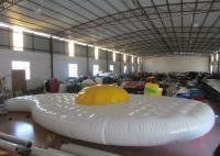 China Cute Egg Design Inflatable Water Games Inflatable Safety Mat 9.7 X 5.2m 0.65mm Pvc Tarpaulin factory