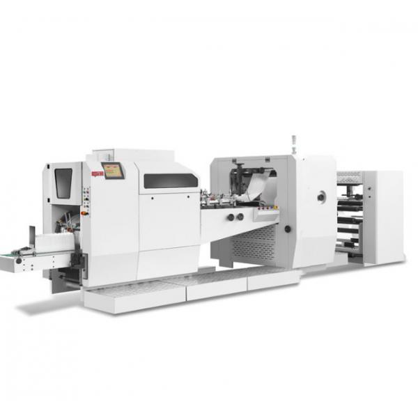 Quality Pointed Bottom Automatic Paper Bag Making Machine For Shopping Bag Making OEM for sale