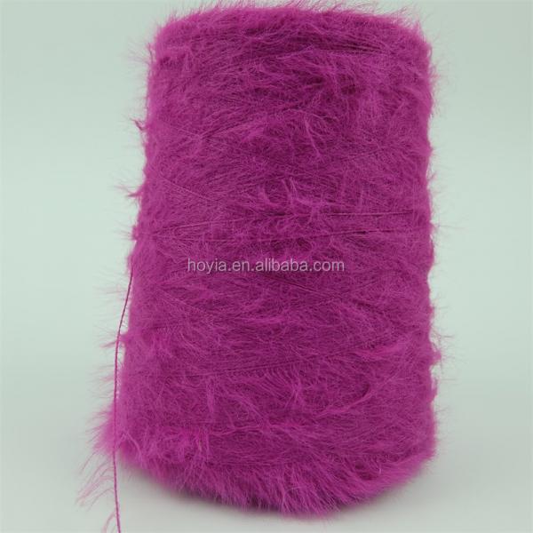 Quality Soft Fur Feather Angora Rabbit Yarn Soft Wool Yarn for sale