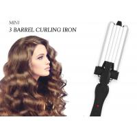China Ceramic Plate Triple Barrel Waver Hair Styling Tools Curling Iron Wand factory