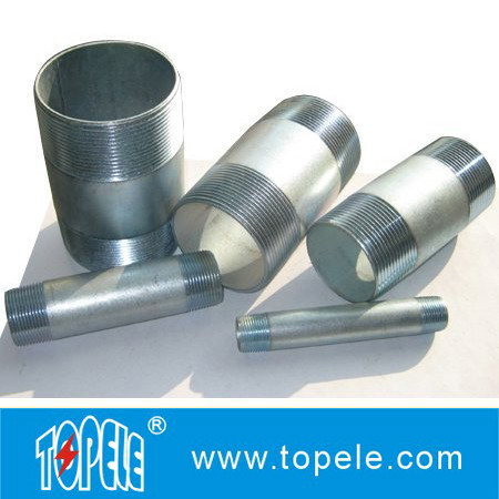 Quality Customized Precise Thread Electro-galvanized Rigid Conduit Nipple Steel IMC Conduit And Fittings for sale