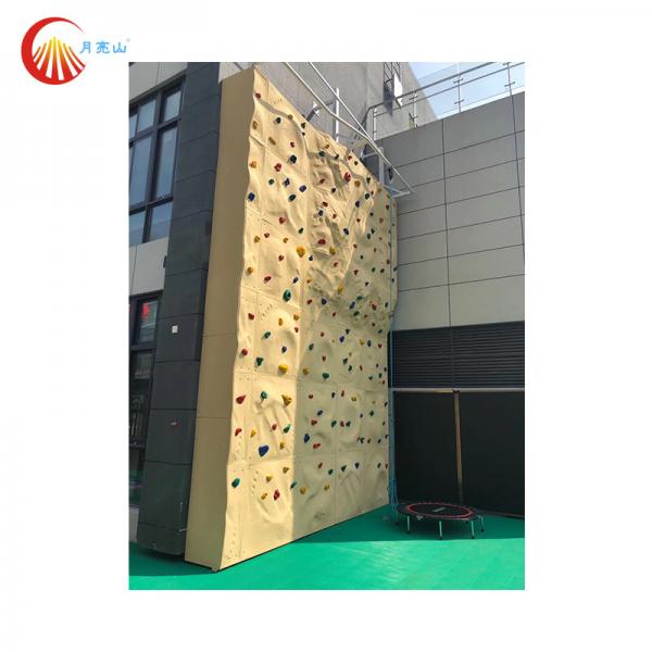 Quality 3D Outdoor Rock Climbing Wall CE Approved For Camping Area Trampoline Park for sale
