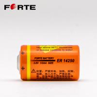 China Lithium Thionyl Chloride Battery ER 14250 3.6V 1200mAh for Smoke & Anti-theft Alarm for sale