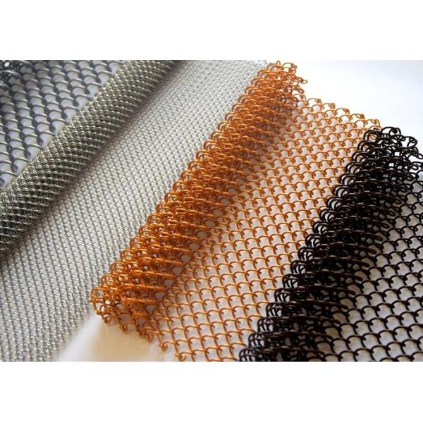 Quality Metal Coil Curtain, Coil Drapery Curtain Ideal Indoor Decorative Mesh For Your Home And Hotel for sale