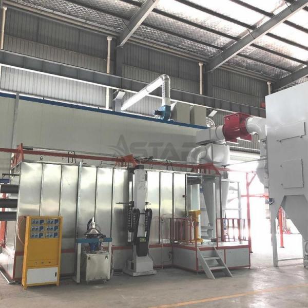 Quality Electrostatic Powder Coating Spray Booth Automatic Explosion Recovery Proof for sale