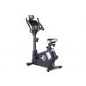 China Commercial Gym Stationary Upright Exercise Bike Black Magnetic Resistance factory