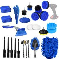China Ergonomic Auto Car Cleaning Brush Set To Cleaning Car factory