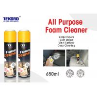 Quality All Purpose Foam Cleaner / Automotive Spray Cleaner For Removing Stains & for sale