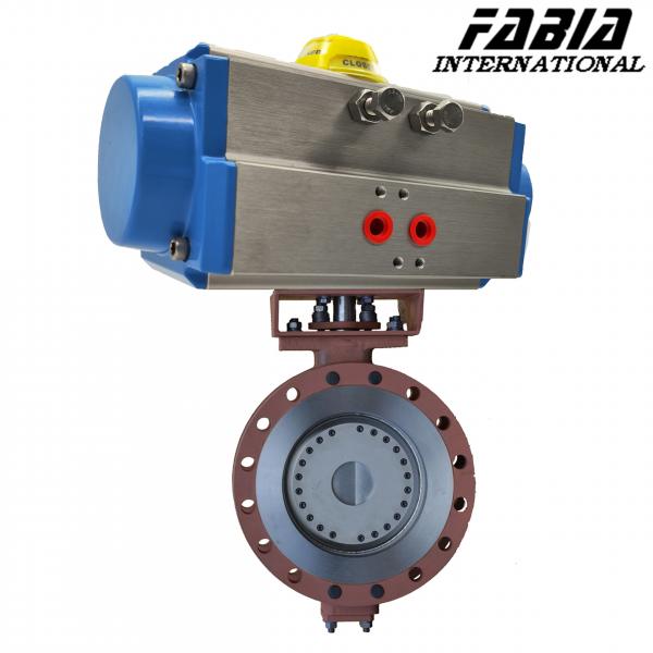 Quality Pneumatic Three Eccentric Butterfly Valve Control for sale