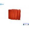 China eight strand orange polypropylene ropes factory