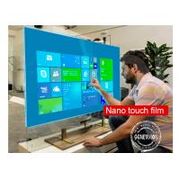 China Interactive Capacitive Touch Foil Film PCAP Touch Screen Kiosk Transparent Nano Touch Wall factory