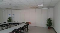 China MDF Board Movable Wooden Partition Wall for Conference Room Aluminium Frame factory