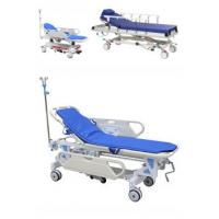 China Adjustable Patient Transfer Trolley , Emergency Stretcher Trolley Or Hospital Use factory