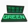 China Outdoor Single Color Led Display Module From Lights Green P10 DIP546 32*16 Dots factory