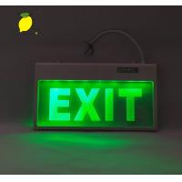 China Reliable Recessed Emergency Exit Light , Ceiling Mounted Exit Sign for sale
