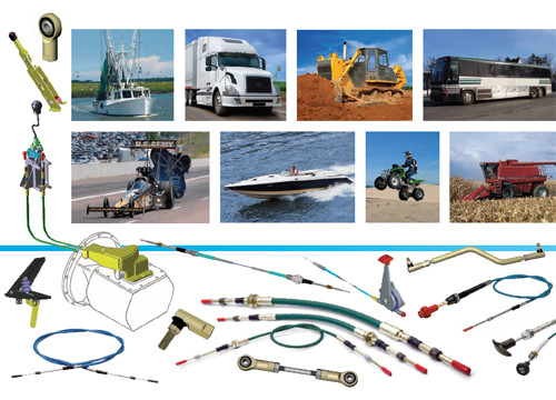 Quality Mechanical Control Cable , Push Pull Control Cable For Construction Machinery for sale