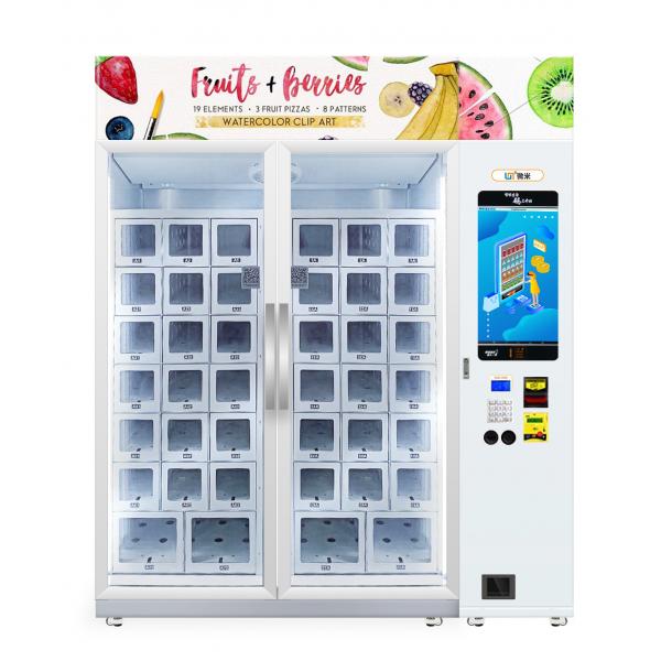 Quality Metal Frame 6 KWh Fruit Vending Machine Online Monitoring System for sale