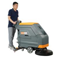 Quality ODM Gym Tile Walk Behind Floor Scrubber Cleaning Machine 60L For Office for sale