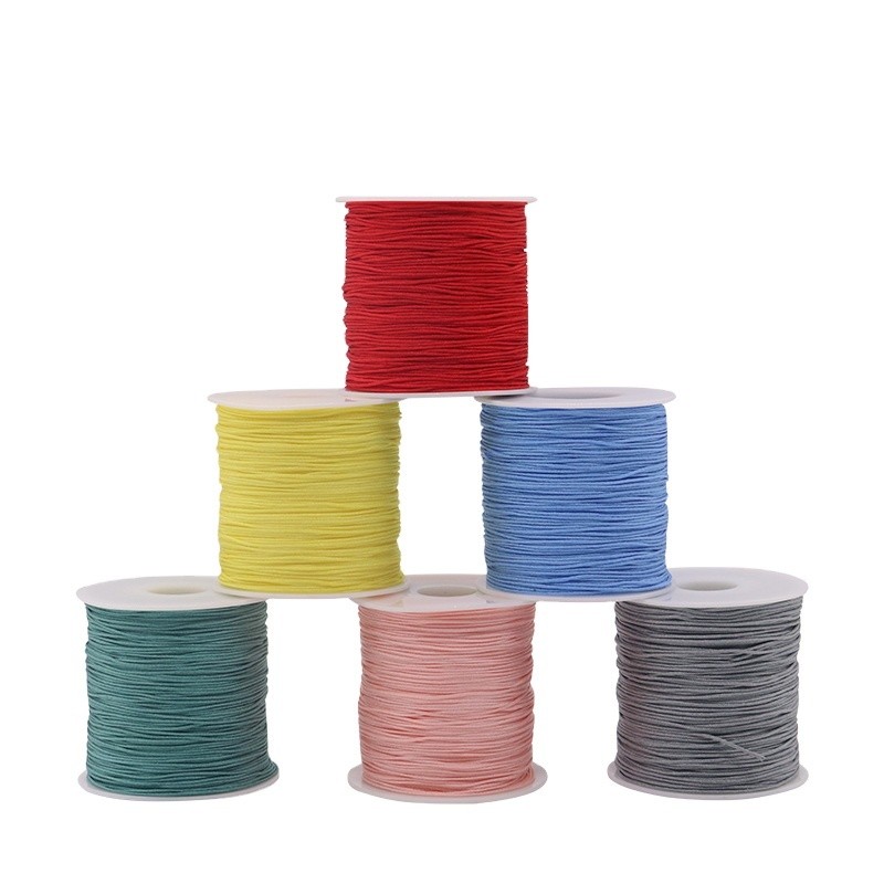 China 50g Silk Thread Jewelry 3mm 1mm Bracelet Thread Essential for Jewelry Making Supplies factory