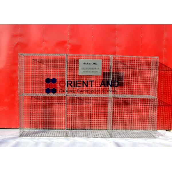 Quality 5×75mm Welded Gabion Baskets For Shore Protection Less Transport Freight for sale