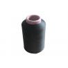 China Black Dope Dyed Polyester Spun Yarn 36F DTY High Tenacity Gentle Luster factory