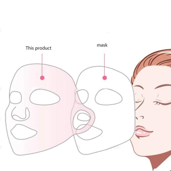 Quality Washable Odorless Silicone Sheet Mask , Scratch Resistant Silicone Face Cover for sale