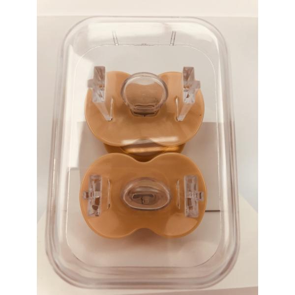 Quality 2pcs 0-6 Months Liquid Silicone Baby Soother for sale