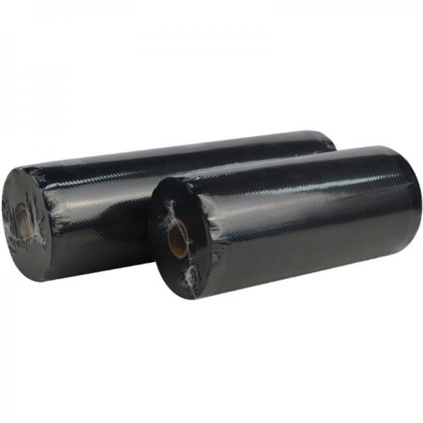 Quality 5mil Black Embossed Vacuum Sealer Rolls 90mic 11" X 100' for sale