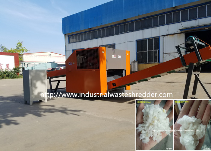 China Waste Cotton Cutting Machine Foam Rockwool EPS EVA Foam Shredder Crusher factory