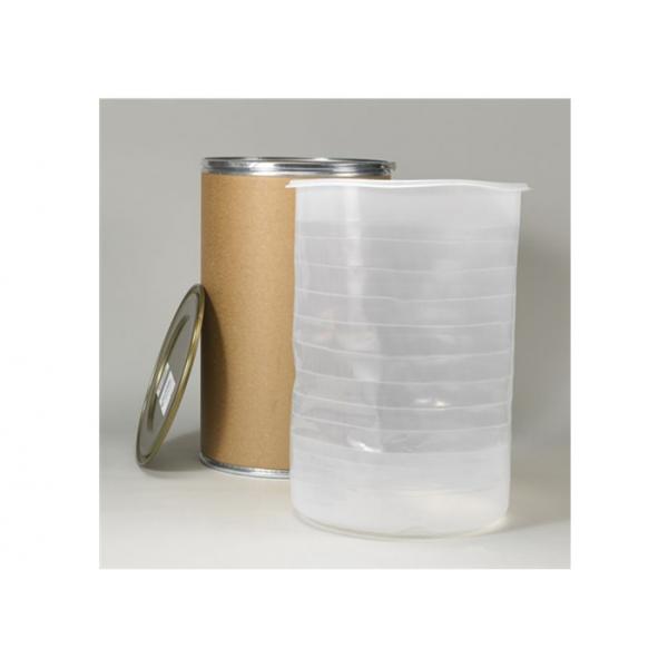 Quality 8 Mil Transparent Drum Liner Bags Food Grade 85 Gal Disposable Material for sale