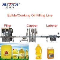 Quality High Intellectualization Bottling Production Line 7000mm length for Edible Oil for sale