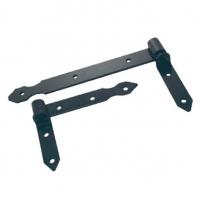 China Zinc Powder Coated Gate Hinges Black Alloy Steel Lightweight Nice Looking factory