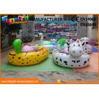 China Cartoon Shape Animal Motored Inflatable Boat Toys , Adult Electric Bumper Boat factory