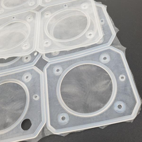 Quality Vietnam Manufactured Custom Silicone Rubber Parts Clear Anti Slip Cushioning Silicone Gasket for sale