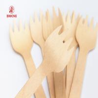 China Oem Restaurant Disposable Natural Compostable Wooden Cutlery Knife Fork Spoon Degradable factory