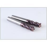 Quality Tungsten Carbide Enough Stock End Mill 8mm / HRC 45 Coated Tialn 4 Flute Corner for sale