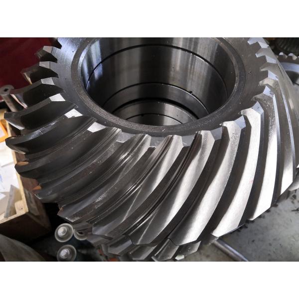 Quality 11 Module Helical Bevel Gear 20CrMnTi Grinding Transmission Gears for sale