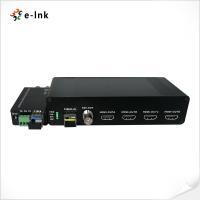 China 3G-SDI Video Over Fiber Optic Extender Converter With 4Ch HDMI Video Output factory