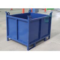 Quality Warehouse Rigid Steel Pallet Stillage Cage Stackable ISO9001 Certificated for sale