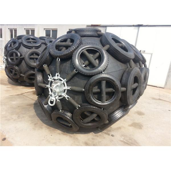 Quality Long Lifespan Boat Mooring Fenders Marine Boat Fenders With Chain Black Color for sale