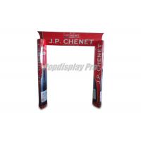 China Promotional Paper Flooring Standee Display Large Arche for Red Wine JPC factory