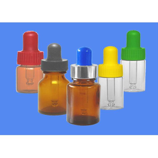 Quality Chemical / Cosmetic Glass Dropper Bottles , 20ml Glass Bottle With Eyedropper for sale