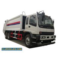 Quality FVZ 6X4 300hp ISUZU Garbage Truck 20CBM Small Trash Compactor Truck for sale