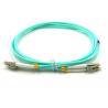 China OM3 Multimode Fiber Patch Cord LC UPC Connector 0 . 9 / 2MM Diameter factory