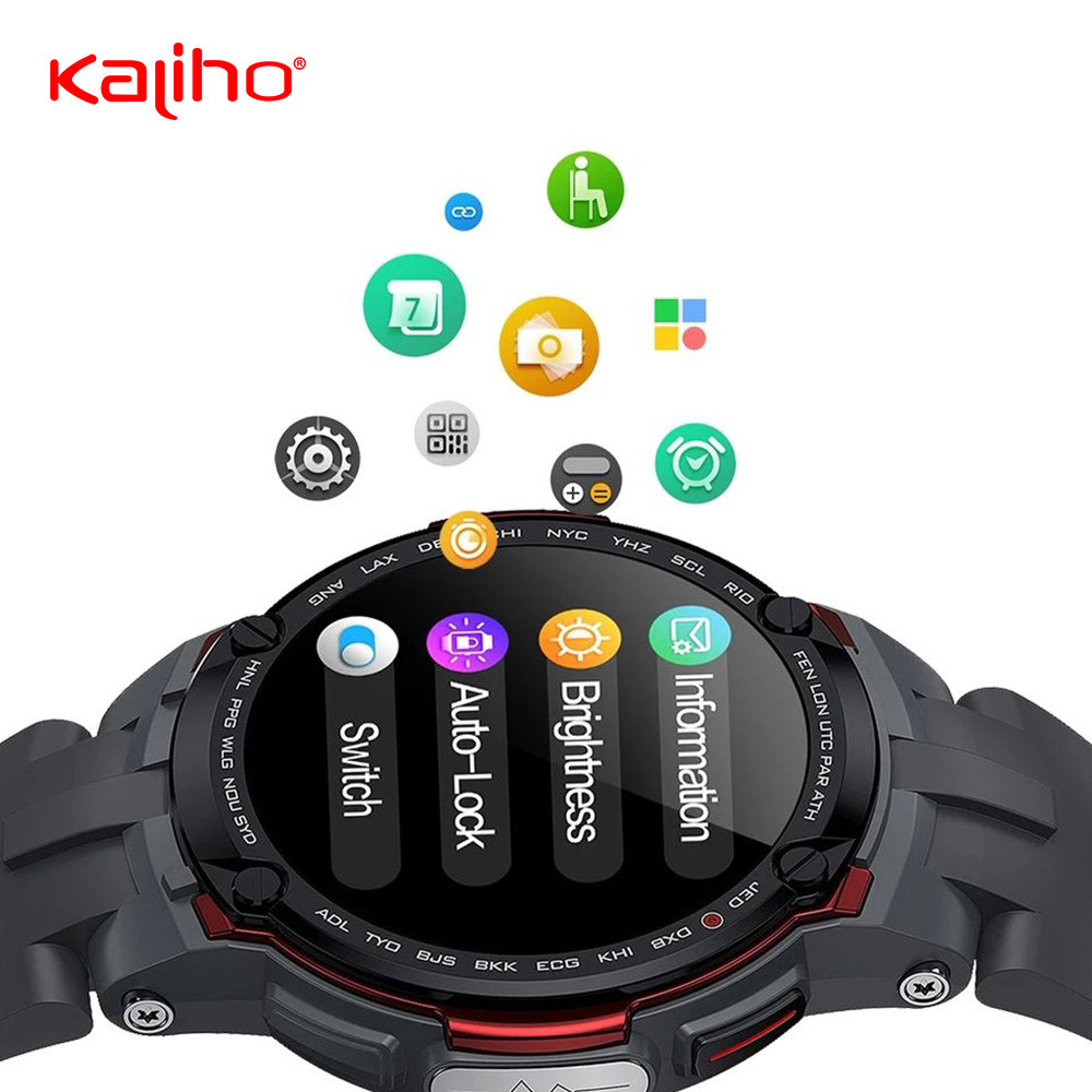 China Nordic NRF52832 Waterproof Sports Smart Android Watch 4G Message Push factory