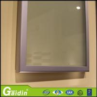 China anodized wooodgrain glass insert kitchen cabinet aluminum door frame factory