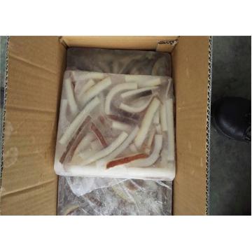 Quality 85g Natural Color Giant Peru Strips Fresh Frozen Squid for sale