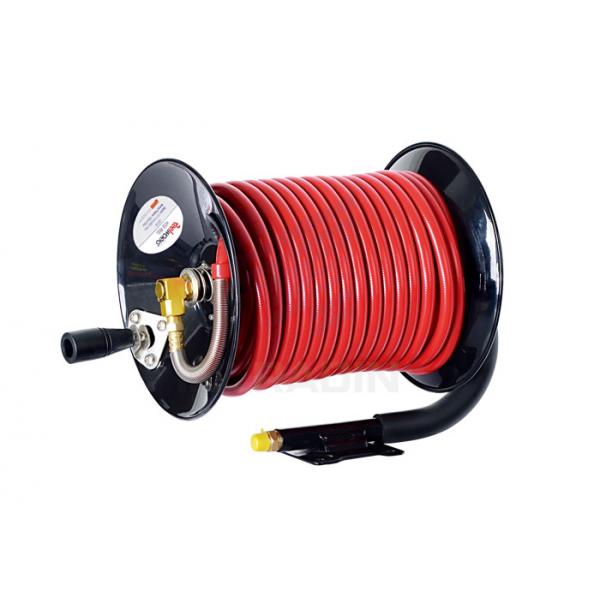 Quality Air And Water Hand Crank Hose Reel With Corrosion Resistant Powder Coating for sale