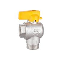 Quality Forged 1/2 Brass Gas Ball Valve Threaded Temperature -10°C~110°C for sale